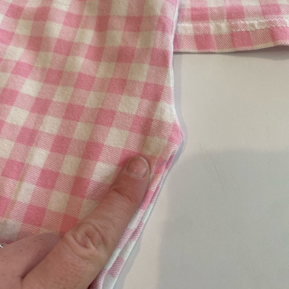 Classic Whimsy Pink and White Checkered Pumpkin PJ PRESLEY 2T - Picture 4 of 4